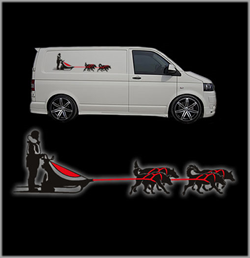 Sled Team Van Decal